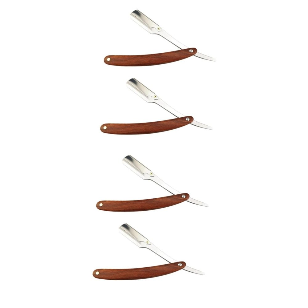 Angoily 4-Piece Vintage Straight Razors for Men