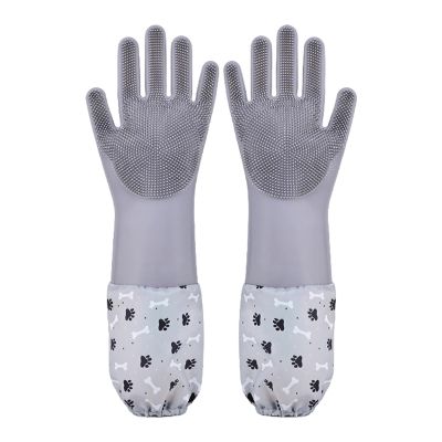 Silicone Pet Grooming Gloves for Dogs and Cats