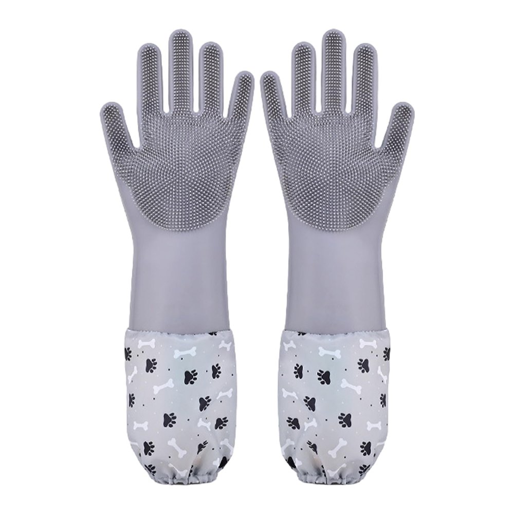 Silicone Pet Grooming Gloves for Dogs and Cats