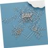 DOITOOL 3-Piece Rhinestone Bridal Hair Accessories Set view 3
