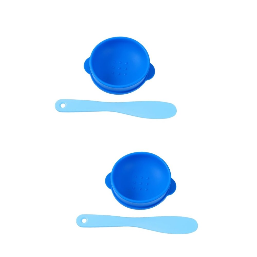 Angoily 2-Piece Silicone Face Mask Bowls with Random Stirring Stick