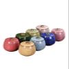 Jonesangle Aorm Small Pet Urn, Vintage Style, Portable, Ice Crackle Pattern, Sapphire Blue, 60 mL view 3