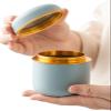 Portable Small Pet Urn, Moisture-Resistant Cremation Box for Cats and Dogs (Clear Mountain Blue) view 2