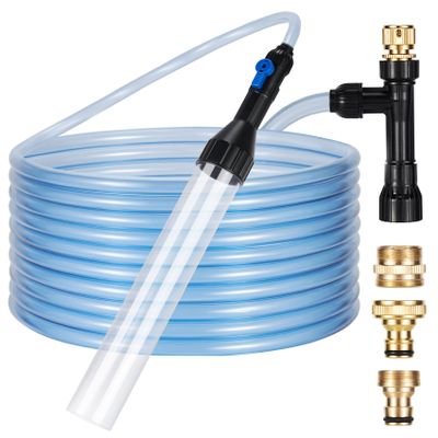 Dxophiex Aquarium Gravel Cleaner and Siphon, 9.14 m