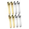 Angoily 8-Piece Zinc Alloy Cosmetic Spatula Set for Lotions and Samples view 1