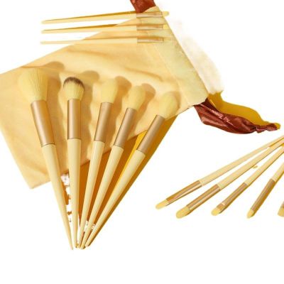 13-Piece Makeup Brush Set with Soft Synthetic Bristles