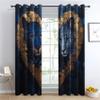 zcwl Leopard Blackout Curtains with Grommets, 2-Pack, 137 x 117 cm view 2