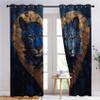 zcwl Leopard Blackout Curtains with Grommets, 2-Pack, 137 x 117 cm view 3