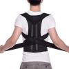 Posture Corrector Belt, Fitness Harness, Adjustable Shoulder Strap, Back Support, Suitable for Men and Women, Black, XXL / M view 1