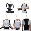Posture Corrector Belt, Fitness Harness, Adjustable Shoulder Strap, Back Support, Suitable for Men and Women, Black, XXL / M view 3