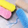 200 g 3-Ply Shiny Velvet Chenille Yarn, Thick Braided Wool Thread for Shoes, Scarves and Hats (Color: 06) view 3