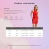 Freebily Women's Sexy Shiny Sheer Bodystocking Dress, Red, One Size view 3