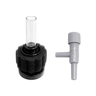 NYGGTYK Aquarium Sponge Filter with Gray Airflow Control Valve