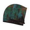 Blue-Green Wood Grain Coral Velvet Absorbent Hair-Drying Cap view 3