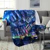 Printed Flannel Blanket, Wonderful World, 80 x 120 cm view 3