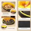 Orthopedic Dog Bed for Large Dogs, Dog Sofa with Removable Washable Cover, Raised Edges, Non-Slip Bottom, 110 x 70 cm (Color: Brow view 3