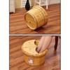 GSDOMJ Wooden Foot Bath Bucket with Lid view 3