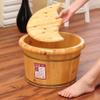 GSDOMJ Wooden Foot Bath Bucket with Lid view 4