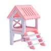 Beaupretty 2-Piece Wooden Hamster House, Play and Sleeping Place for Small Animals, Hideout for Hamsters, Mice, and Dwarf Hamsters, Random Color view 2
