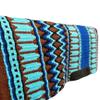 EQUIGEAR Western Show Horse Saddle Blanket, New Zealand Wool, Sensor Flex (Adjustable), SA10 (32" x 32") view 1