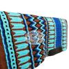 EQUIGEAR Western Show Horse Saddle Blanket, New Zealand Wool, Sensor Flex (Adjustable), SA10 (32" x 32") view 2