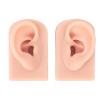 Ghzste 1 Pair Silicone Ear Models, Flexible, Soft, Reusable, Artificial Human Skin, Silicone Piercing Models (Light Beige) view 1
