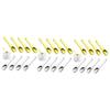 FRCOLOR 24-Piece Metal Spatula Set for Makeup and Skincare view 1