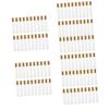 DOITOOL 100-Piece Roll-On Glass Bottles for Essential Oils, Empty Aromatherapy Containers with Gold Caps view 1