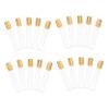 DOITOOL 100-Piece Roll-On Glass Bottles for Essential Oils, Empty Aromatherapy Containers with Gold Caps view 2