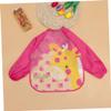 SAFIGLE 3-Pack Waterproof Long-Sleeve Smock Bibs with Giraffe Pattern view 2