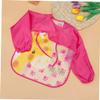 SAFIGLE 3-Pack Waterproof Long-Sleeve Smock Bibs with Giraffe Pattern view 4