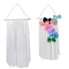 Toyvian 3-Piece Wooden Hair Clip Holders, White view 4