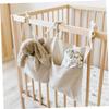 SAFIGLE Double-Pocket Crib Organizer, Beige view 3