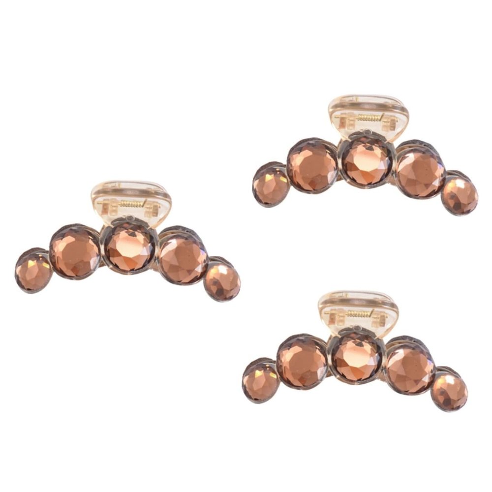 Housoutil 3-Piece Rhinestone Hairpin and Hair Clip Set