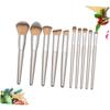Housoutil 20-Piece Makeup Brush Set with Wooden Handles, Portable Hair and Face Brush Set for Women, Travel Cosmetics view 2