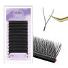 Natuhana YY-Shape Lash Extensions, 0.07 D Curl, 13 mm, 4D Volume, Black view 1