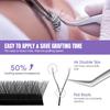 Natuhana YY-Shape Lash Extensions, 0.07 D Curl, 13 mm, 4D Volume, Black view 3