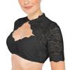 Christmas Women's Lingerie XXL Men's Underwear Open-Cup Bra Garter Belt Set Babydoll Bustier with Wide Straps Push-Up view 3