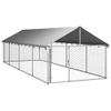 Willood Outdoor Dog Kennel with Roof 600 x 200 x 150 cm view 4