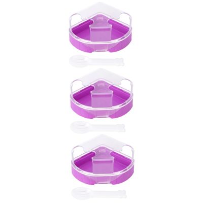 Beavorty 3-Piece Hamster Bathroom Set with Double-Door Triangular Design