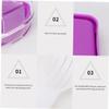 Beavorty 3-Piece Hamster Bathroom Set with Double-Door Triangular Design view 4