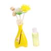 PRETYZOOM Aromatherapy Diffuser with Yellow Ceramic Bottle view 1