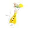 PRETYZOOM Aromatherapy Diffuser with Yellow Ceramic Bottle view 2