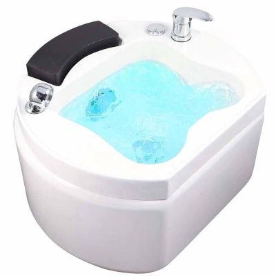 DDZJTPP Acrylic Pedicure Foot Bath with Vibration Massage