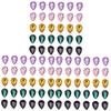 STOBOK 150-Piece Teardrop Crystal Claw Rhinestones, Mixed Colors view 1