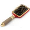 Bestbling Hair Brush for Detangling, Scalp Massage, Anti-Static, Smooth Hair, Luxurious Rhinestone Design (Square02 Red) view 2