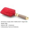 Bestbling Hair Brush for Detangling, Scalp Massage, Anti-Static, Smooth Hair, Luxurious Rhinestone Design (Square02 Red) view 4