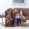 CHTLIFQ Genshin Impact 3D Pattern Fleece Blanket, Soft Plush Throw for Bed or Sofa view 1