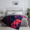 Tiger and Nature Retrowave 3D Thick Warm Flannel Fleece Blanket, 59 x 78.7 in (150 x 200 cm) view 4