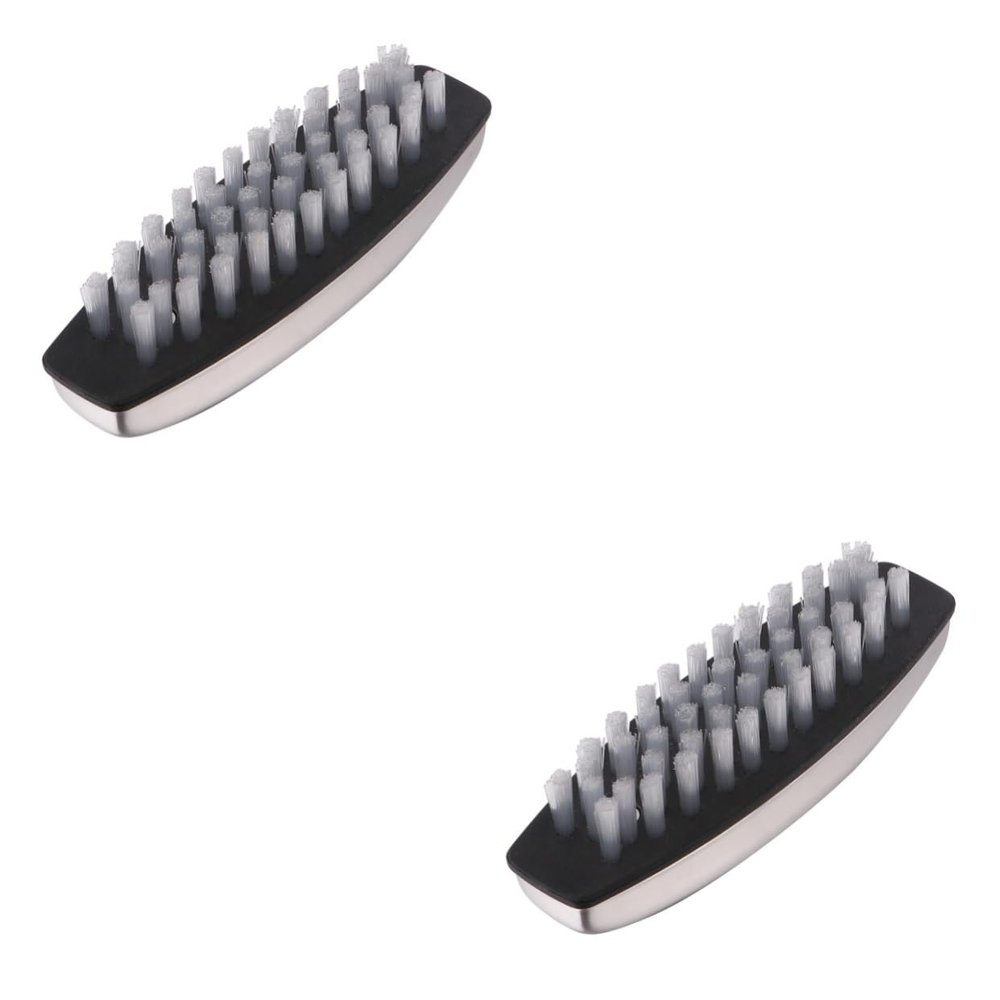 FRCOLOR 2-Piece Soap Nail Brush Set with Nylon Bristles